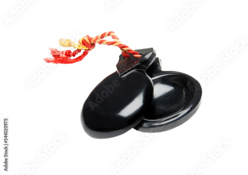 castanets isolated, png file photo