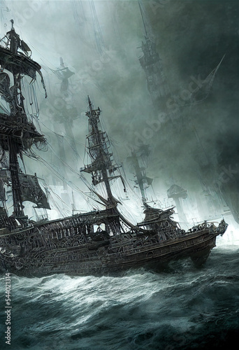 Ancient galleons