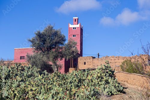 small medieval village between marrakech and amizmiz in morocco photo