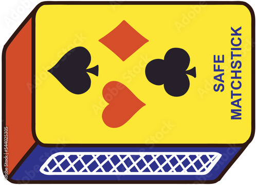 Matchbox and Match Stocks in Isometric Style