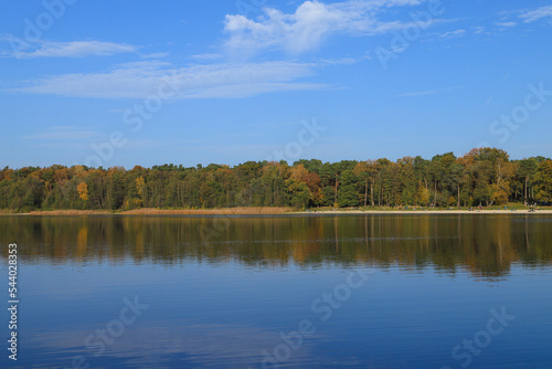 View of the Gorin lake (Gorinsee), district of Barnim, Brandenburg - Germany
