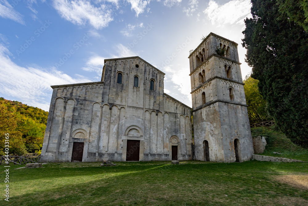abbey of San Liberatore a Maiella in the Majella National Park. Abruzzo, Italy
