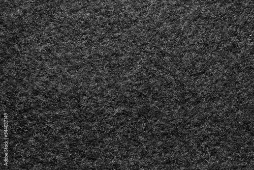 gray material, black wool. surface and background