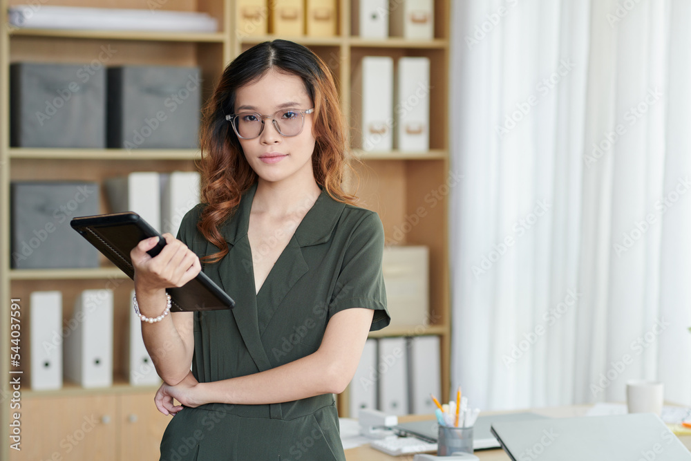 Young Architect with Tablet Computer