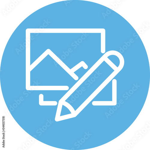 edit image Vector Icon which is suitable for commercial work and easily modify or edit it
