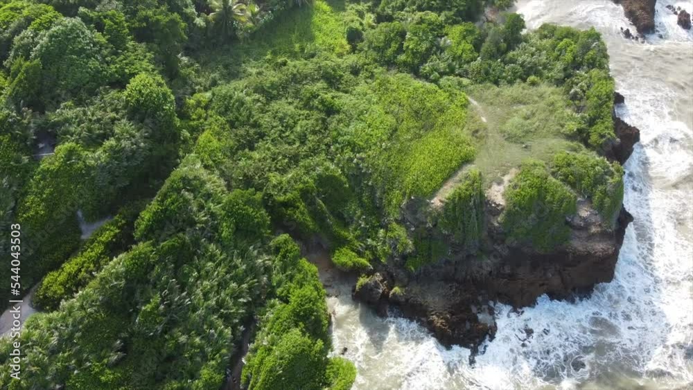 Tambaba Beach drone flying through tropical beach and hillside scenery.
João Pessoa, Brazil by Drone 4k
Aerial Travel + Nature