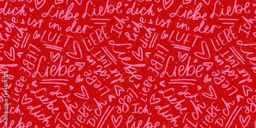 Valentinstag rote romantisch hintergrundbilder mit herz, Ich liebe dich und Liebe ist in der luft Glückwunsche und zitieren typografie.