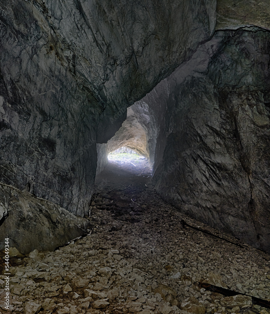 Obraz premium Cave entrance in Cetatile Ponorului, Romania
