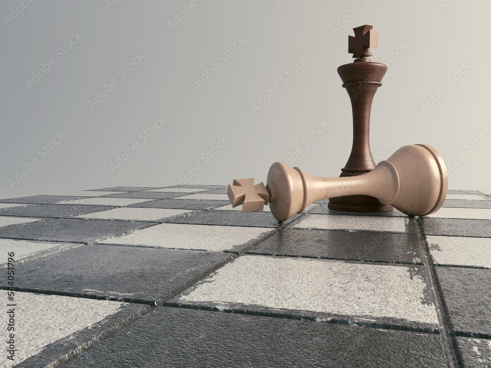 Fototapeta Chess Kings And Board