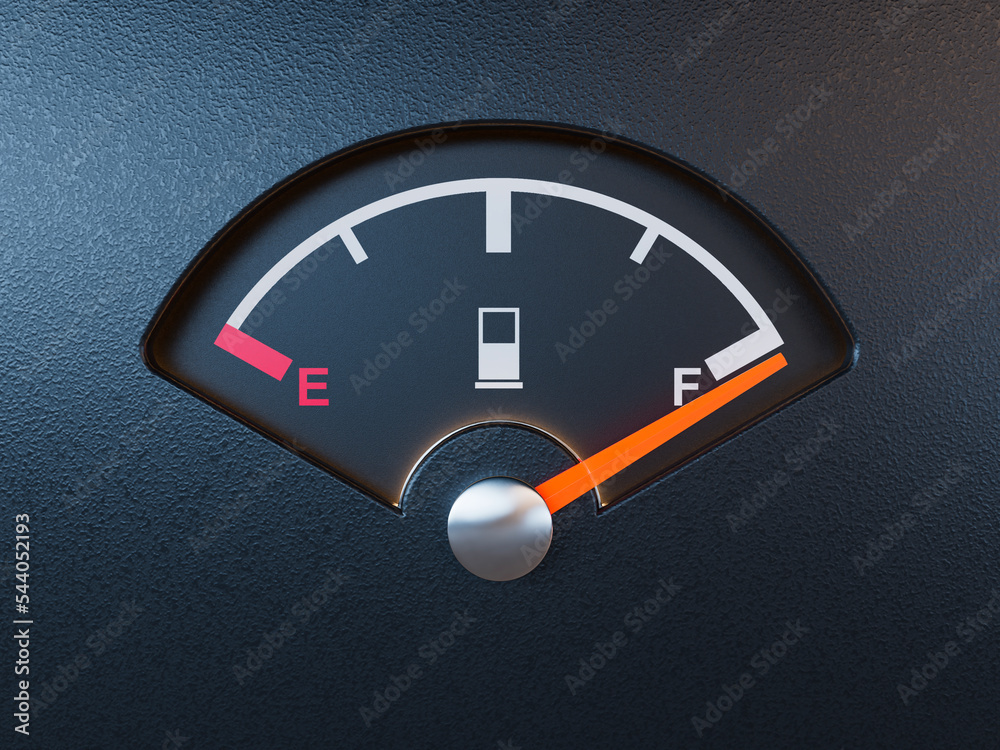 Naklejka premium Petrol Gage Full