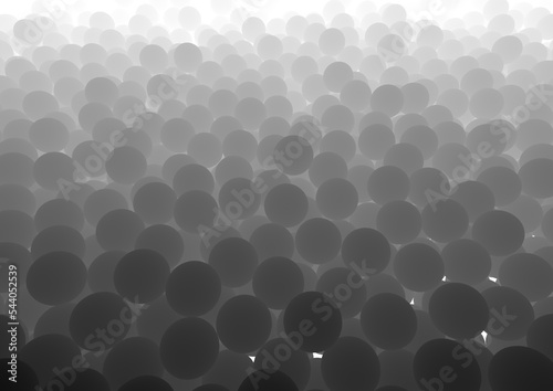 Translucent White Rubber Balls photo