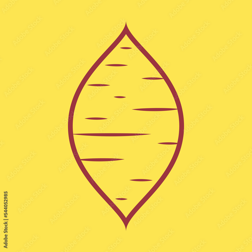 Roasted sweet potato. Roasted sweet potato logo design. Japanese Sweet potato. Roasted sweet potato. Roasted sweet potato logo design. Japanese Sweet potato.