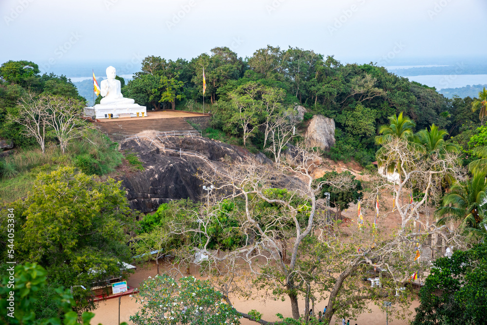 Buddhist temple in Mihintale ancient city near Anuradhapura, Sri Lanka.