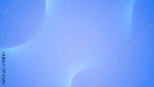 Fototapeta Naklejka Na Ścianę i Meble -  Blue Abstract background with resembles wave. Minimal idea concept, 3D Render.
