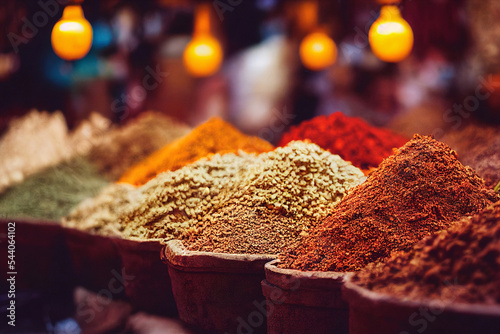 Fototapeta Naklejka Na Ścianę i Meble -  Traditional spices market