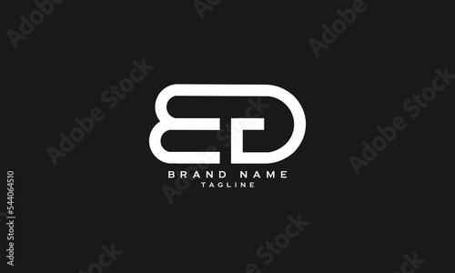 EDC, EC,  CE, EG, GE, Abstract initial monogram letter alphabet logo design