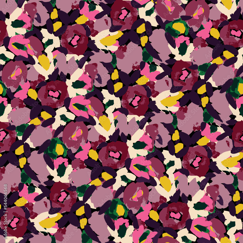 gentle bright tiny flowers pattern For summer print dress gentle bright tiny flowers pattern For summer print dress