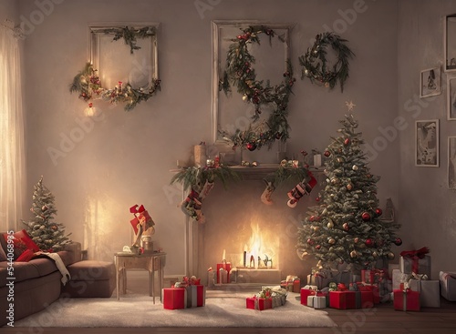 christmas living room