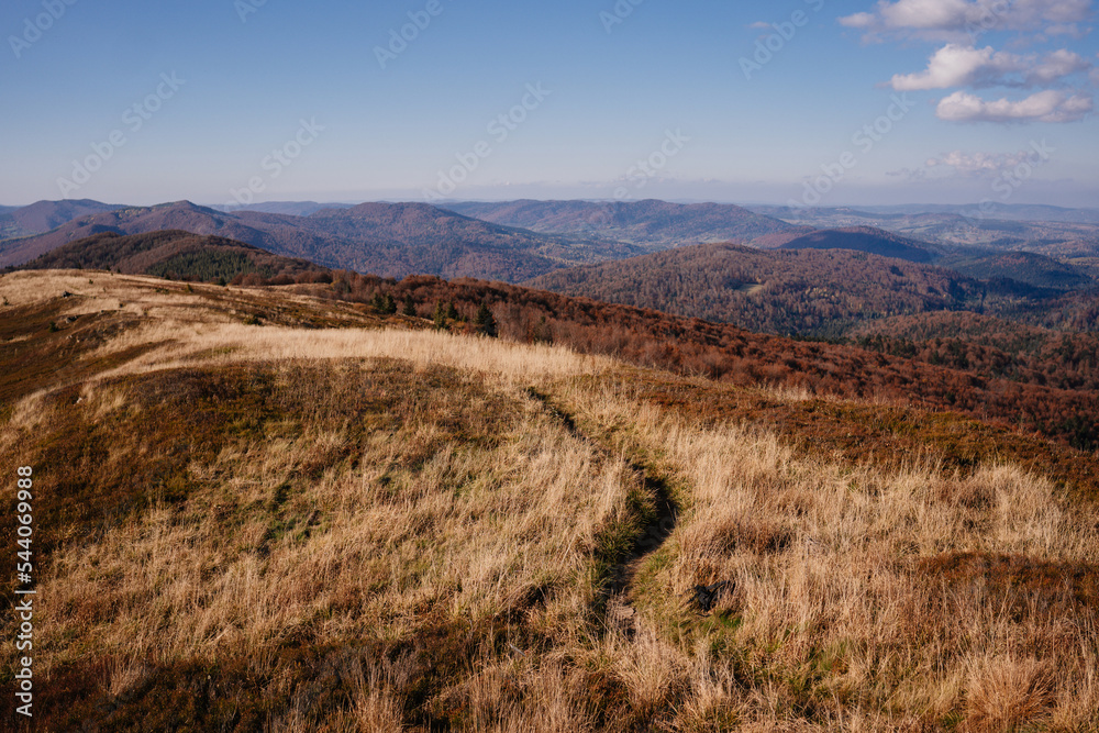 Bieszczady jesienią - obrazy, fototapety, plakaty 