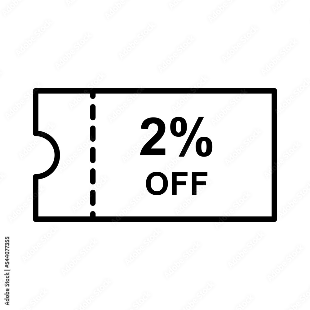 Discount offer icon vector design templates Discount offer icon vector design templates