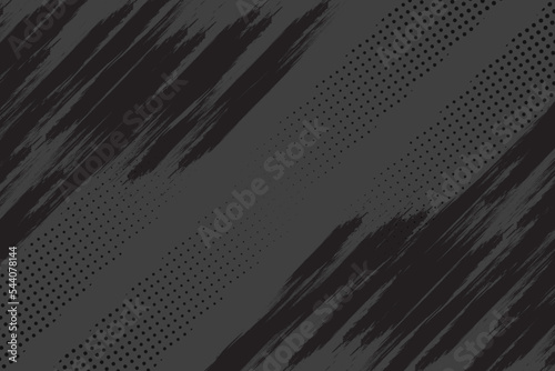 Black and grey abstract grunge texture with halftone background