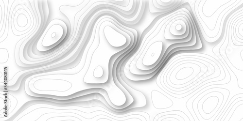 Abstract background vector and topographic patter line map background. silver line topography maount map contour background, geographic grid. Abstract vector illustration. photo