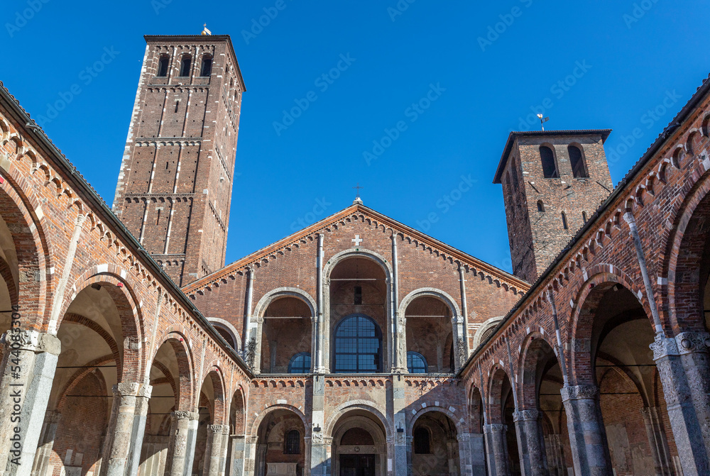 Basilica di Sant'Ambrogio, Milano, Italia,