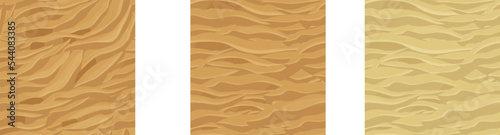 Sand texture, seamless background in cartoon style, game decoration, ui. 