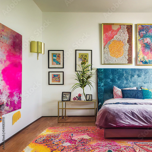 modern living room,gold accents, gaudy decor,patterned rug