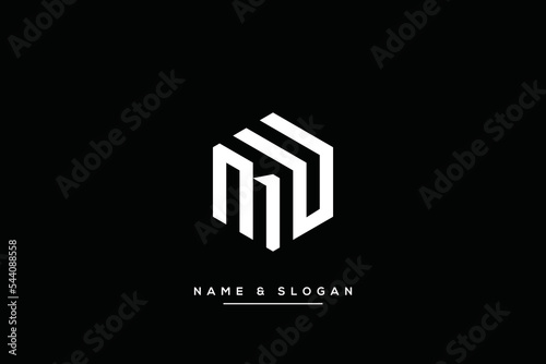 Minimal creative unique style letter MU, UM logo, monogram line art design template.