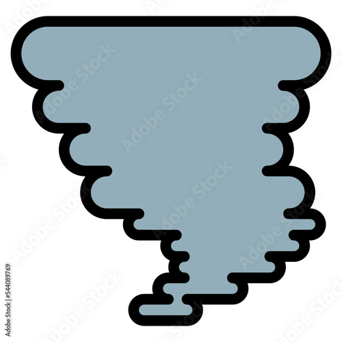 tornado weather forecast nature icon