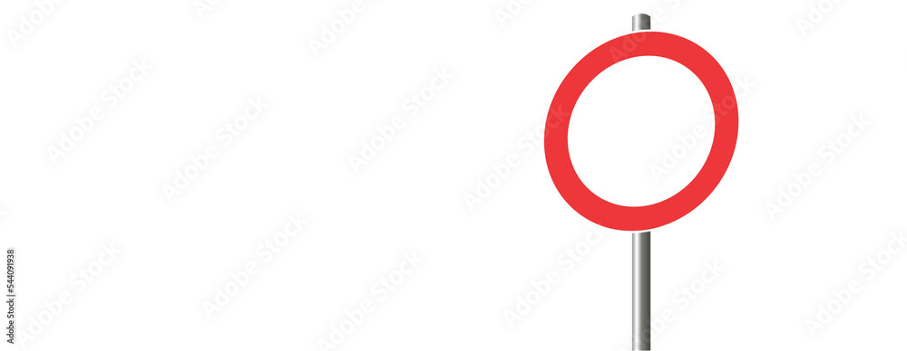 red blank road sign isolated red blank road sign isolated