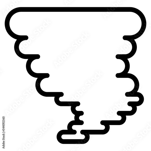tornado weather forecast nature icon