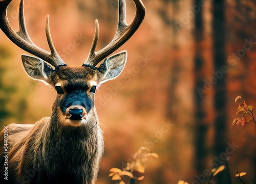 deer in forest 