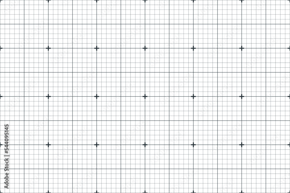 graph paper. seamless pattern. school background. grey millimeter grid. technical vector