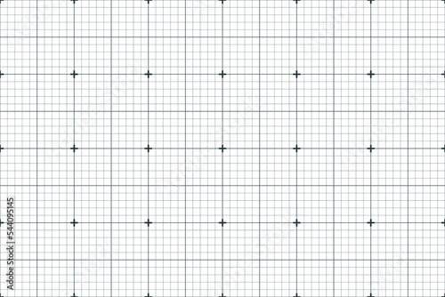 Obraz na płótnie graph paper. seamless pattern. school background. grey millimeter grid. technical vector w salonie