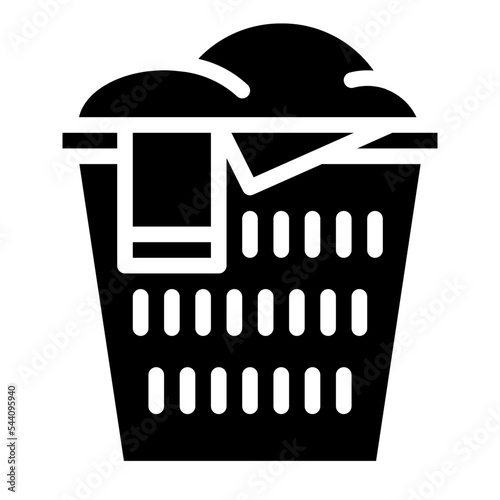 dirty laundry wash cloth cleaning icon