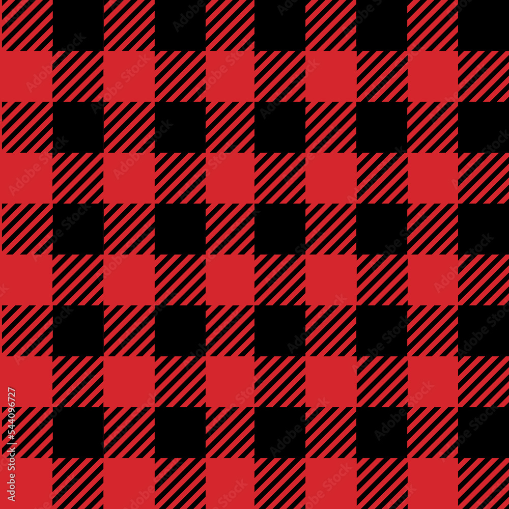 Buffalo plaid seamless vector pattern for graphic design and backgrounds Buffalo plaid seamless vector pattern for graphic design and backgrounds