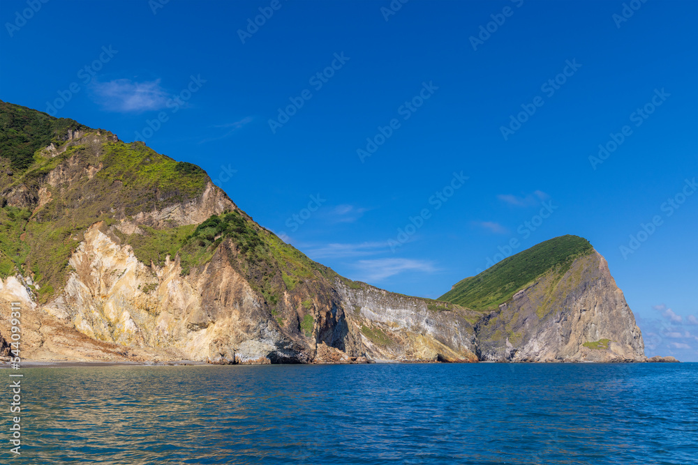 Guishan Island and milk sea in Yilan of Taiwan Guishan Island and milk sea in Yilan of Taiwan