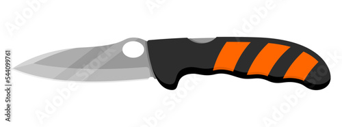 Jackknife. Cute jackknife isolated on white background. Vector illustration