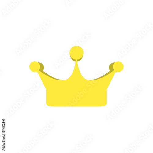 golden crown isolated