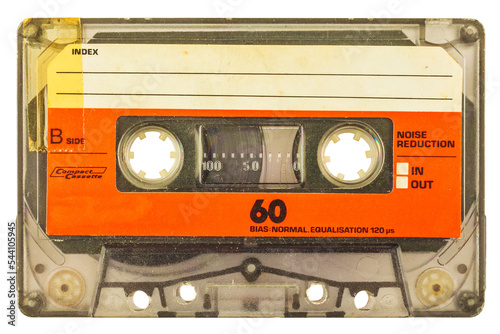 Canvas-taulu Old audio compact cassette