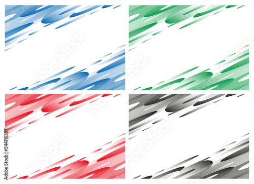 Fond abstrait rouge avec sens de la vitesse et de l'élan