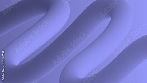 Purple 3d abstract background. Violet swirl wave banner. Vector illustration.