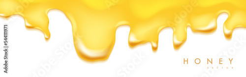 Dripping honey background