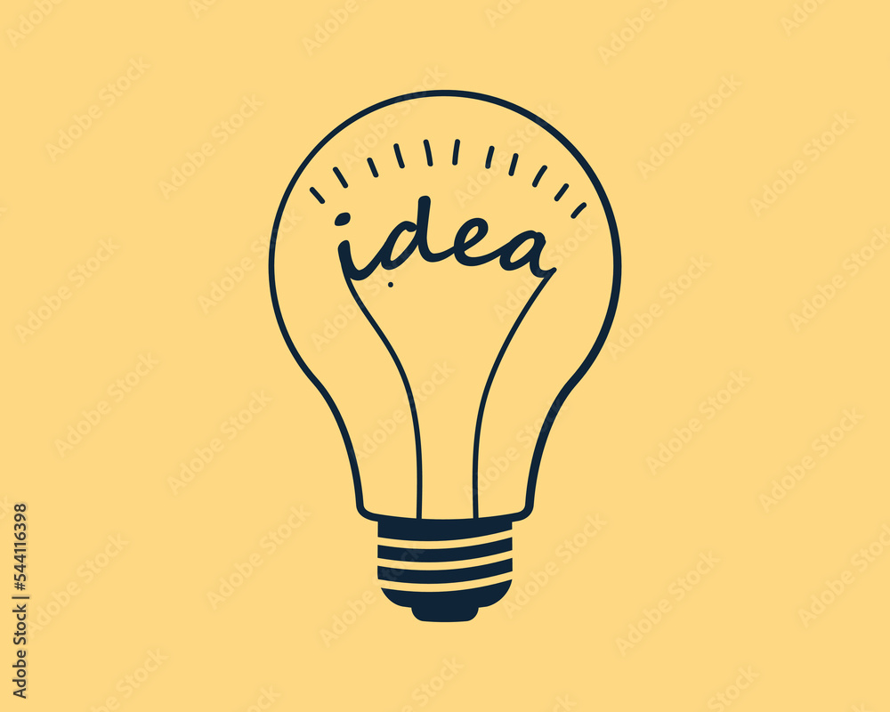Light bulb symbol. Idea, quick tips concept. Light bulb symbol. Idea, quick tips concept.