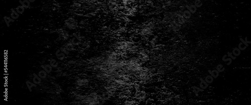 Scary black wall for background, Dark grunge textured black concrete wall background, black horror wall background, dark slate background toned classic black color, old textured background. 