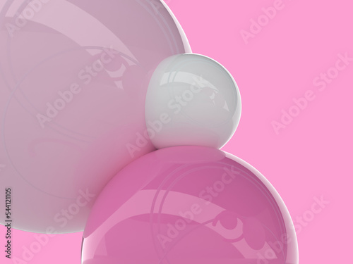 Pink Spheres