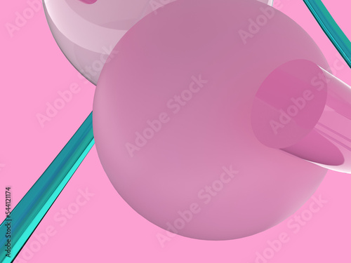 Pink Spheres
