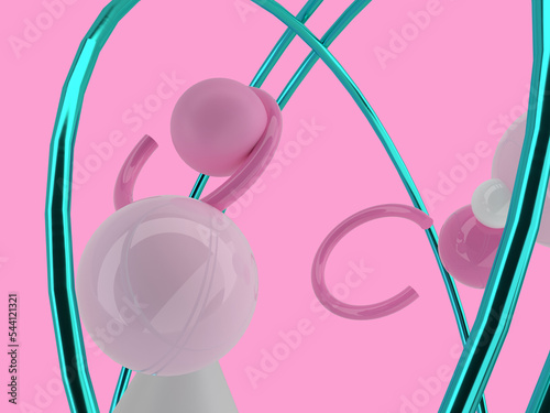 Pink Spheres